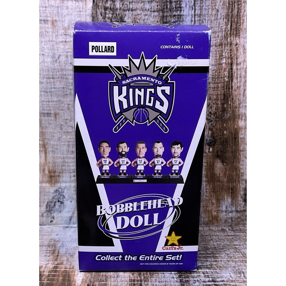 Sacramento Kings Scott Pollard NBA Bobblehead, Carl's Jr.,